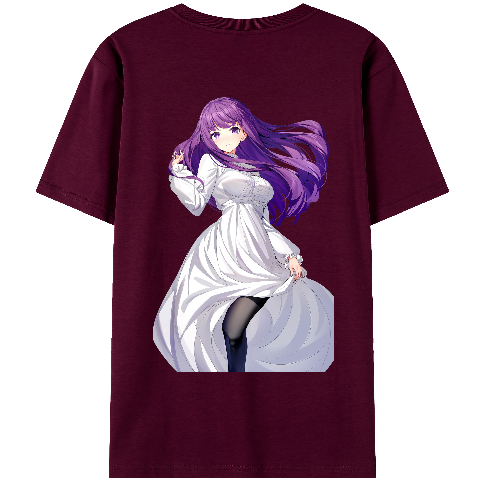 （画像用） 葬送のフリーレン Frieren レディース半袖Tシャツ(バックプリント)